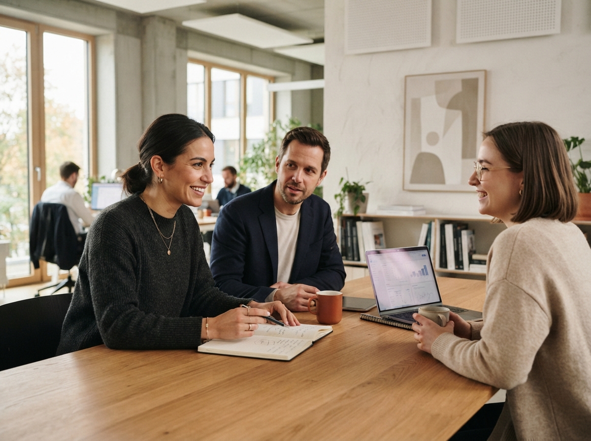 Keldunoa Team bei der Analyse von Finanzdaten
